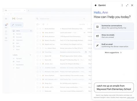 Google brings Gemini to the Gmail side panel .